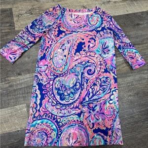 Lilly Pulitzer Sophie Dress Girls Size XL 12-14 Stretch Knit